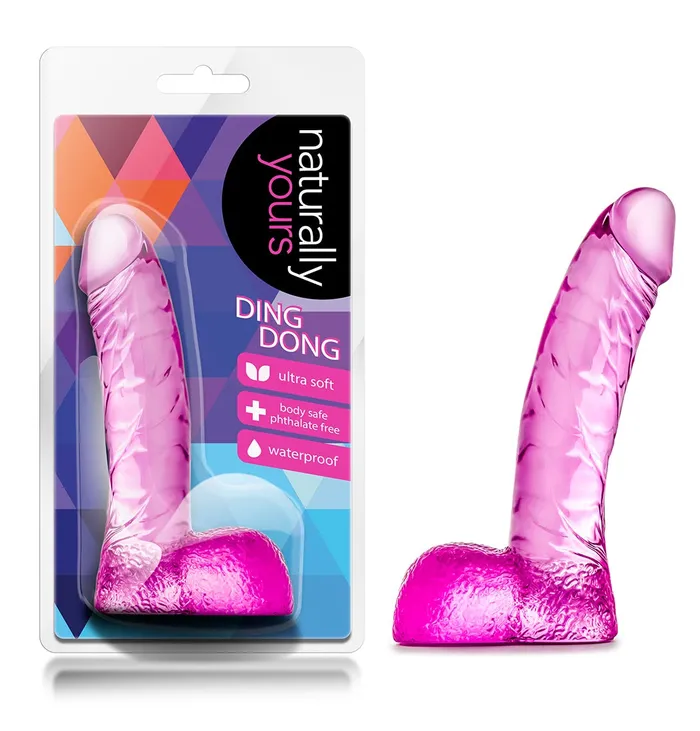 Dildos Blush Naturally Yours Ding Dong Pink