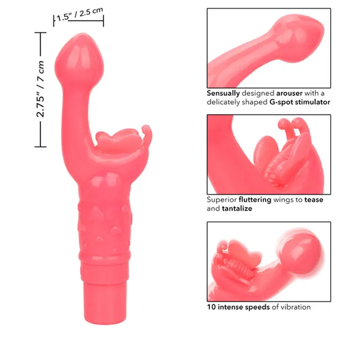 Female Sex Toys | CalExotics Rechargeable Butterfly Kiss Vibrator