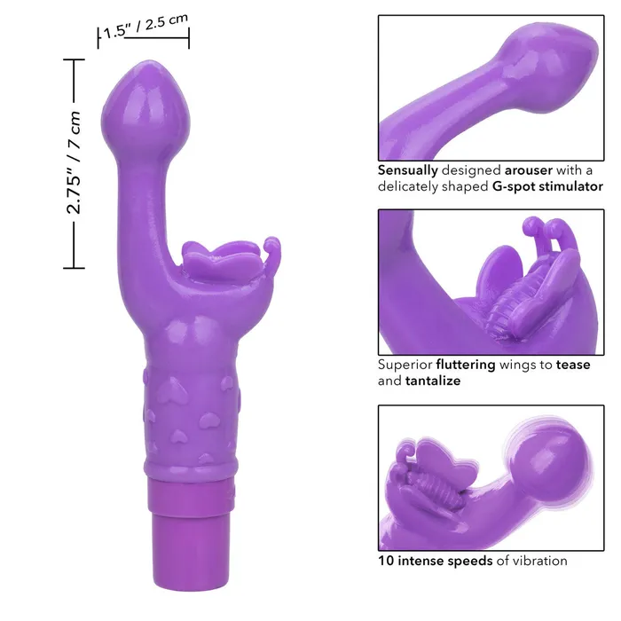 Female Sex Toys | CalExotics Rechargeable Butterfly Kiss Vibrator