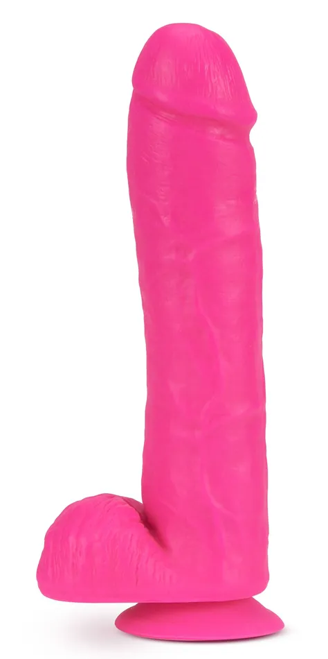 Neo 11 Inch Dual Density Dildo Neon Pink Blush Dildos