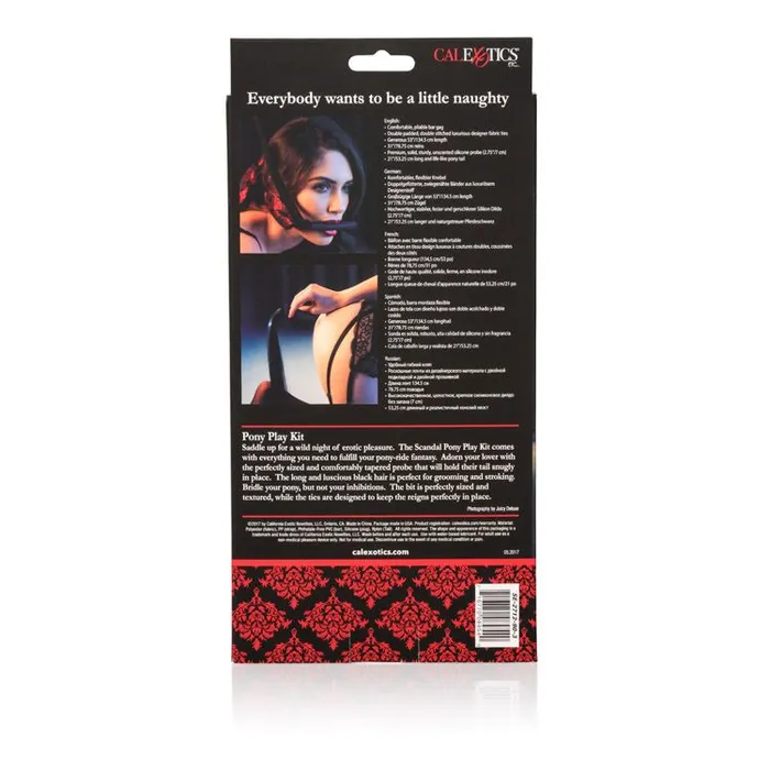 Couples California Exotic Novelties Scandal Pony Play Kit