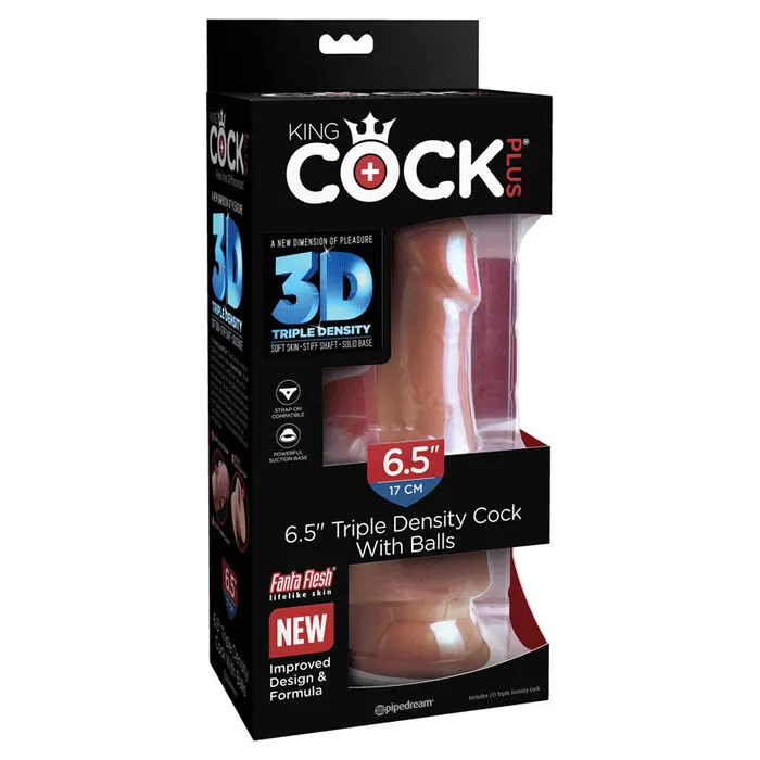 Dildos King Cock Plus 65 Triple Density Cock with Balls Pipedream Dildos King Cock Plus 65 Triple Density Cock with Balls Pipedream