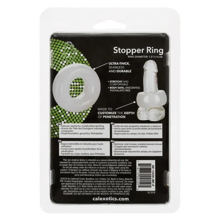 CAL EXOTICS Male Sex Toys Stopper Ring CAL EXOTICS Male Sex Toys Stopper Ring