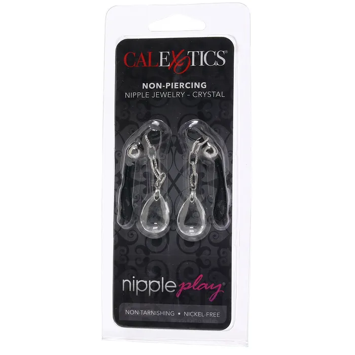 CalExotics Female Sex Toys nipple play NonPiercing Nipple Jewelry in Crystal