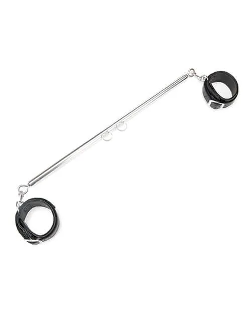 Electric Hustler Lingerie Dildos Lux Fetish Expandable Spreader Bar Set 35 inches to 47 inches with Detachable Leatherette Cuffs
