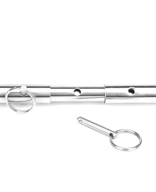 Electric Hustler Lingerie Dildos Lux Fetish Expandable Spreader Bar Set 35 inches to 47 inches with Detachable Leatherette Cuffs