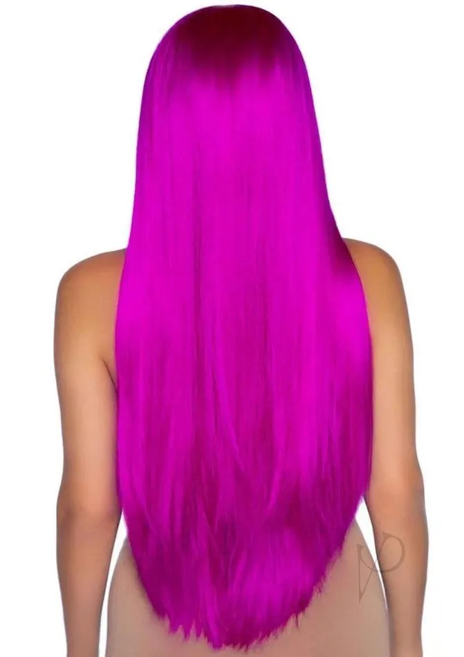 Leg Avenue Inc Female Sex Toys Long Straight 33 Cntr Part Wig Os Ras