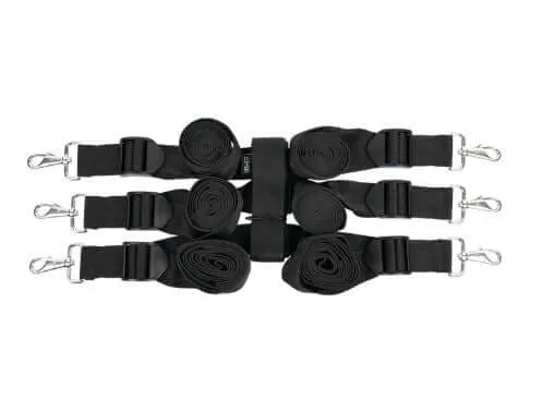 Male Sex Toys Sport Sheets Edge Extreme Under the Bed Restraint System 6 Connection Points