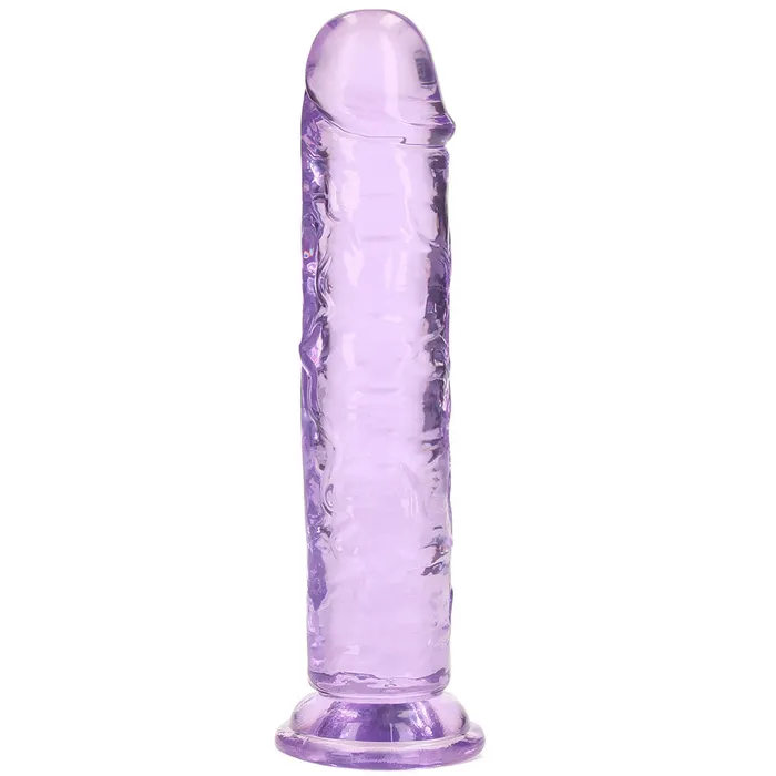 Shots Toys Dildos RealRock Crystal Clear Jelly 7 Inch Dildo in Purple Shots Toys Dildos RealRock Crystal Clear Jelly 7 Inch Dildo in Purple