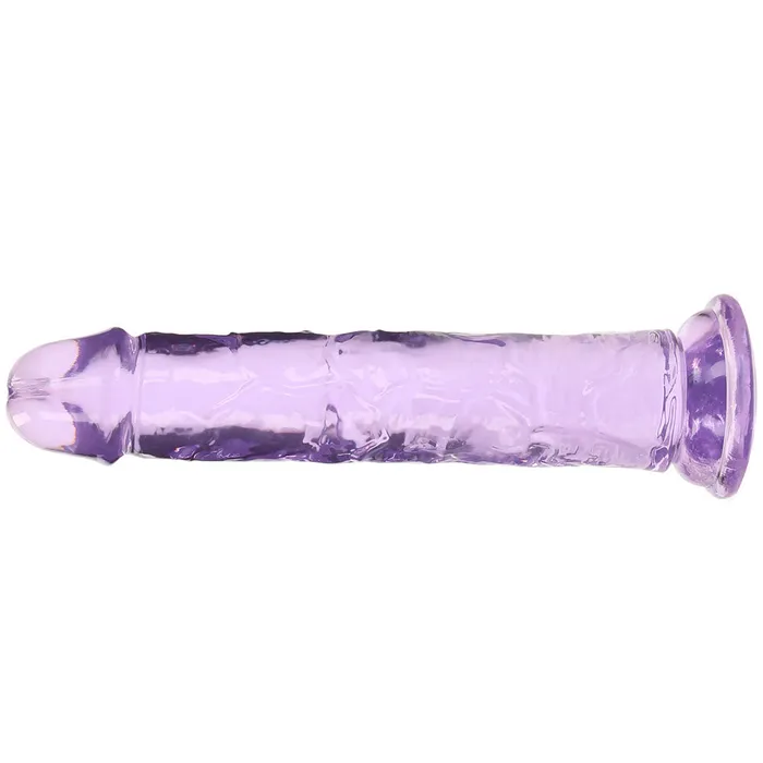 Shots Toys Dildos RealRock Crystal Clear Jelly 7 Inch Dildo in Purple Shots Toys Dildos RealRock Crystal Clear Jelly 7 Inch Dildo in Purple