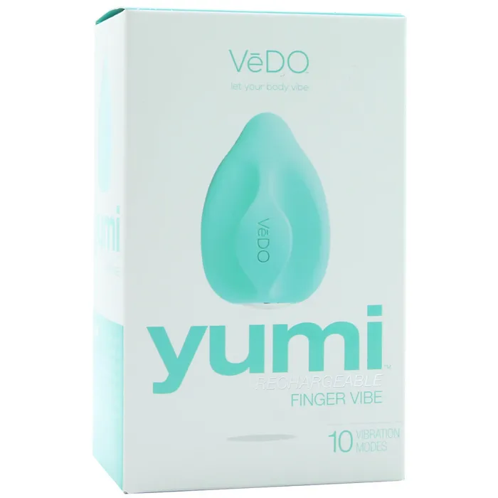 VeDO Vibrators Yumi Rechargeable Finger Vibe in Tease Me Turquoise VeDO Vibrators Yumi Rechargeable Finger Vibe in Tease Me Turquoise