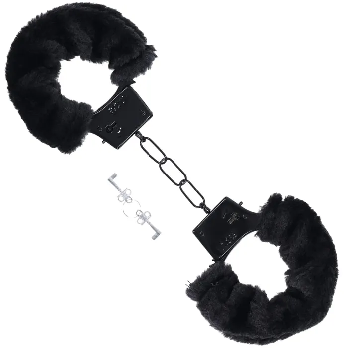 Anal Doc Johnson Merci Fluff Cuffs Black Anal Doc Johnson Merci Fluff Cuffs Black
