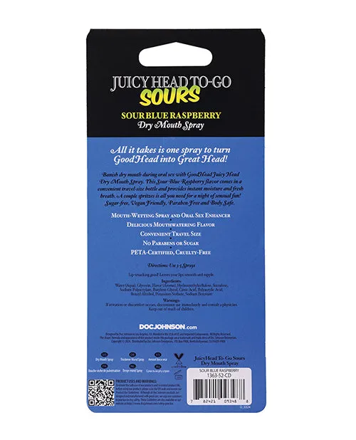Doc Johnson Vibrators GoodHead Juicy Head Dry Mouth Spray ToGo 30 oz Sour Blue Raspberry Doc Johnson Vibrators GoodHead Juicy Head Dry Mouth Spray ToGo 30 oz Sour Blue Raspberry