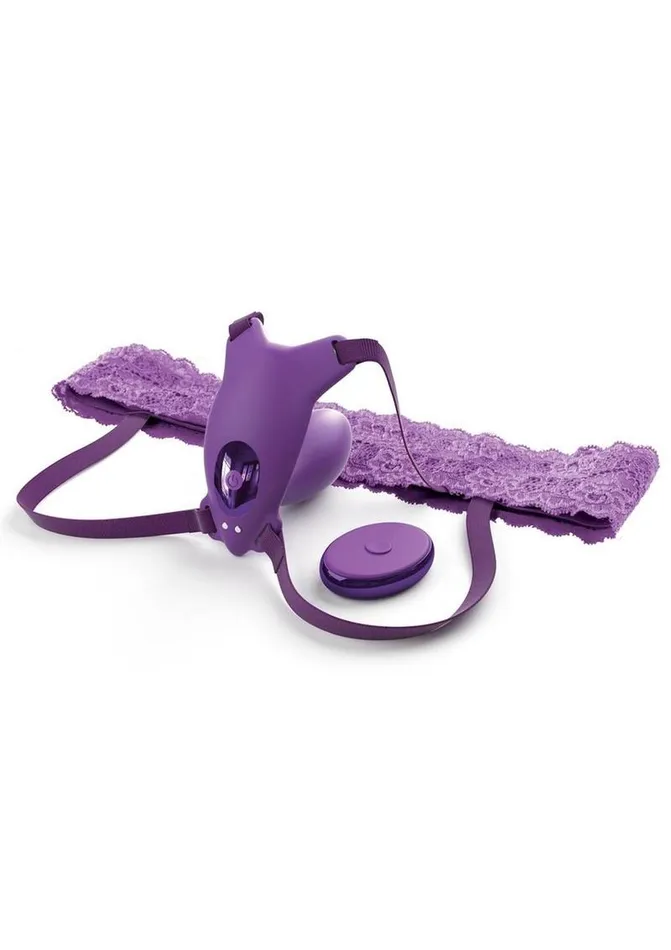 Fantasy For Her Ultimate GSpot Butterfly StrapOn Rechargeable Silicone with Remote Control Fantasy For Her Female Sex Toys