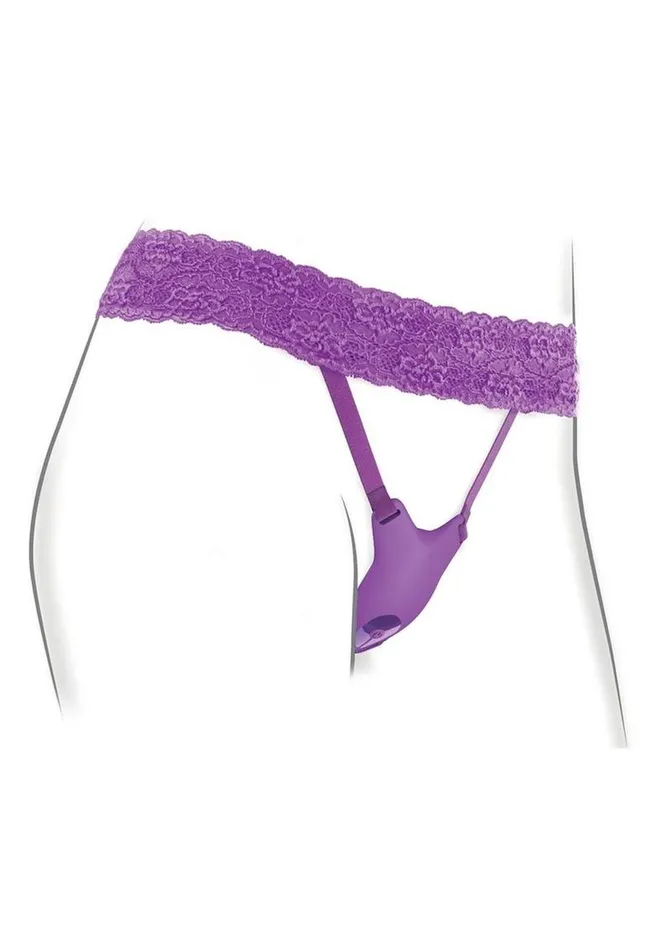 Fantasy For Her Ultimate GSpot Butterfly StrapOn Rechargeable Silicone with Remote Control Fantasy For Her Female Sex Toys