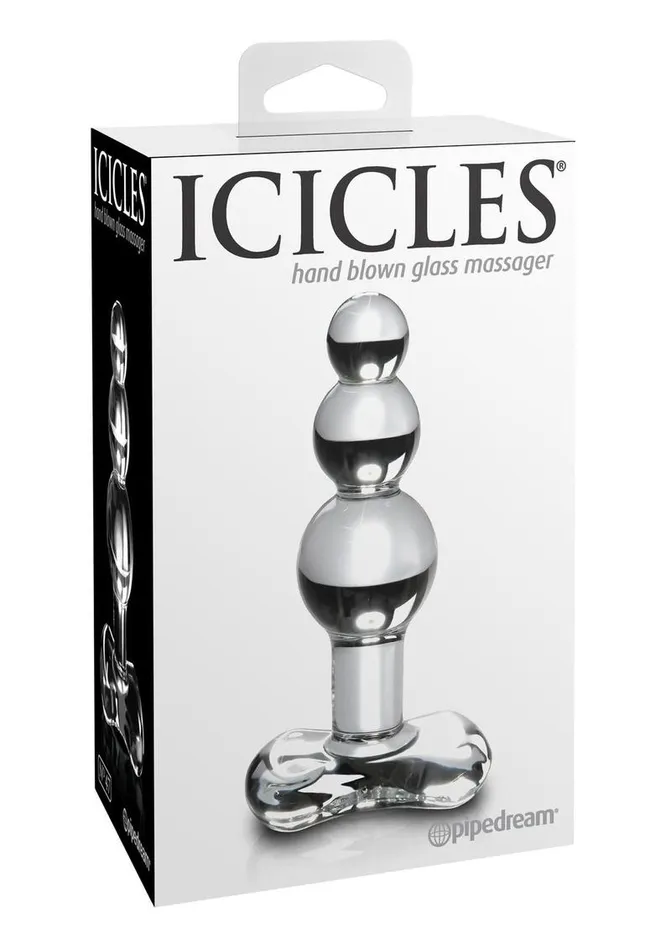 Icicles Anal Icicles No 47 Beaded Glass Anal Plug Icicles Anal Icicles No 47 Beaded Glass Anal Plug